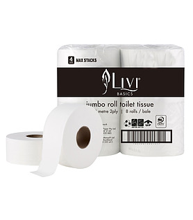 Livi Everyday Jumbo Toilet Tissue 2ply 300 Mtrs 
