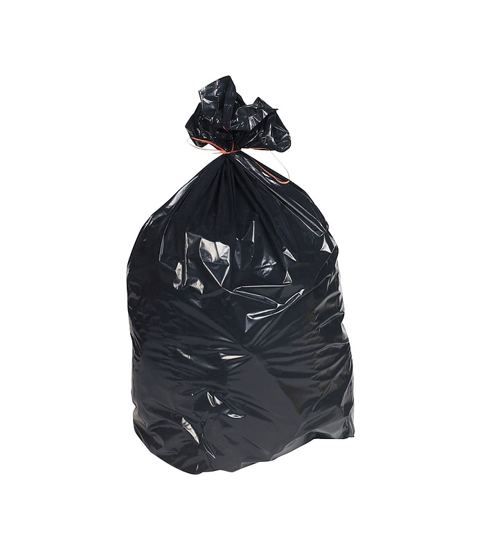 Bin Liner 240L Heavy Duty Black 1450 x 1150mm 