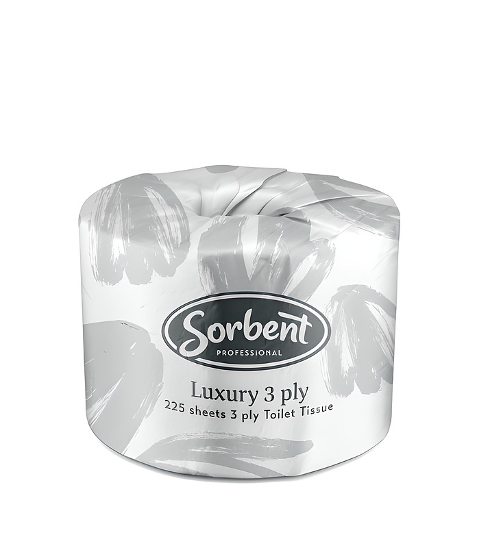 Sorbent Professional Luxury Toilet Tissue 3 Ply 225 Sheets