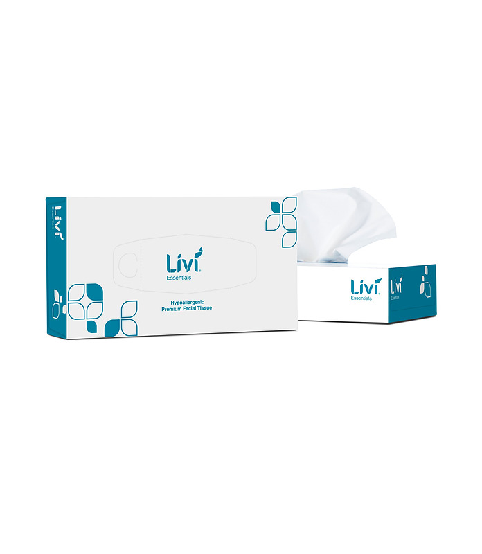 Livi Essentials Facial Tissue 2ply 100 Sheets 4
