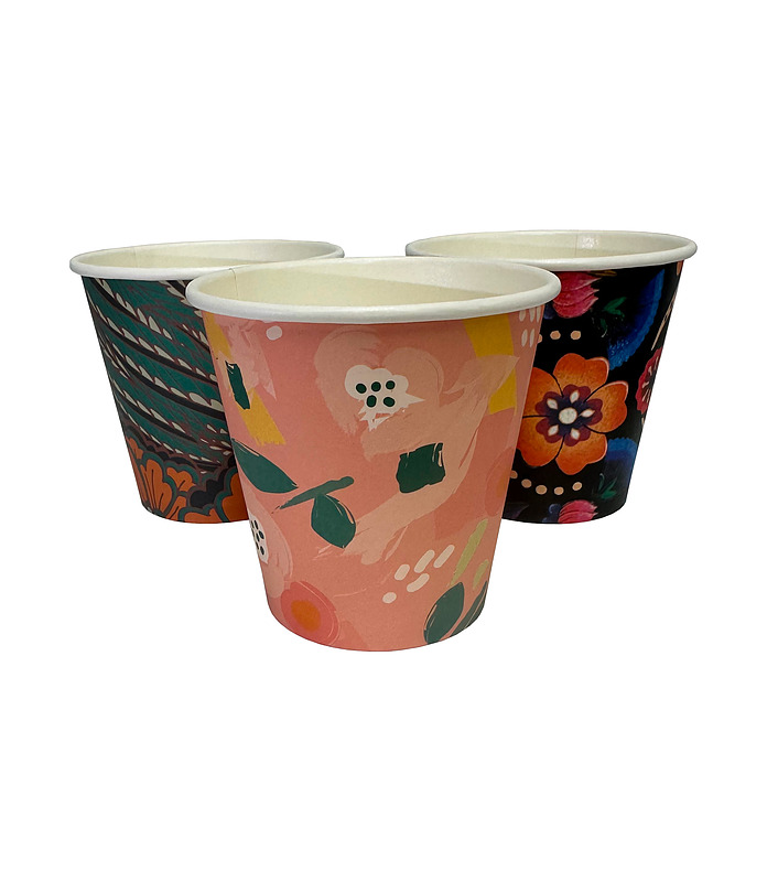 ECO-GO Single Wall Art Series PLA Coffee Cup 235ml