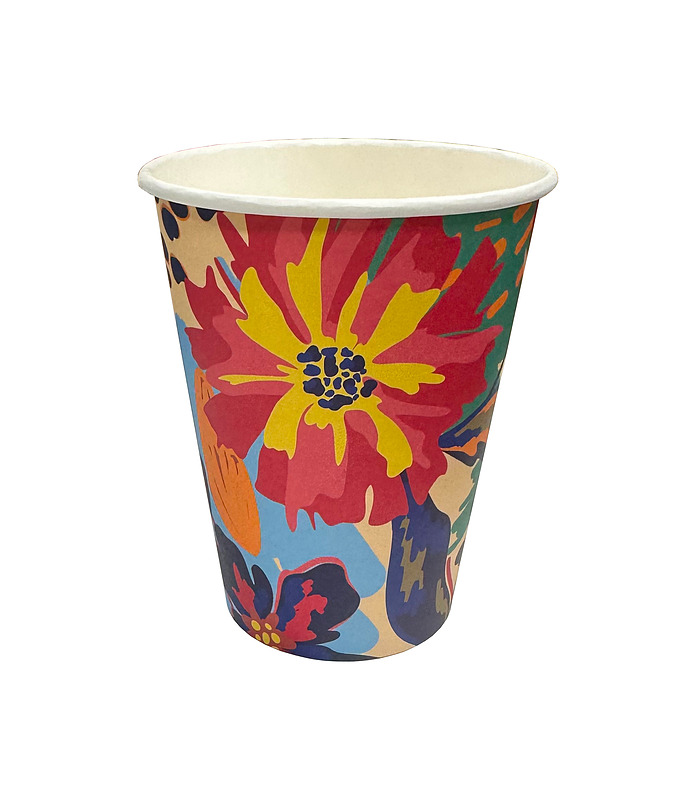ECO-GO Single Wall Art Series PLA Coffee Cup 355ml 