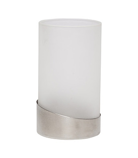 Pila Glass & Stainless Steel Table Lamp