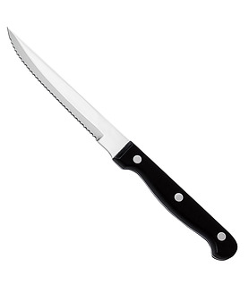 Steak Knife Riveted Handle Pointed Tip - 12 Per Carton