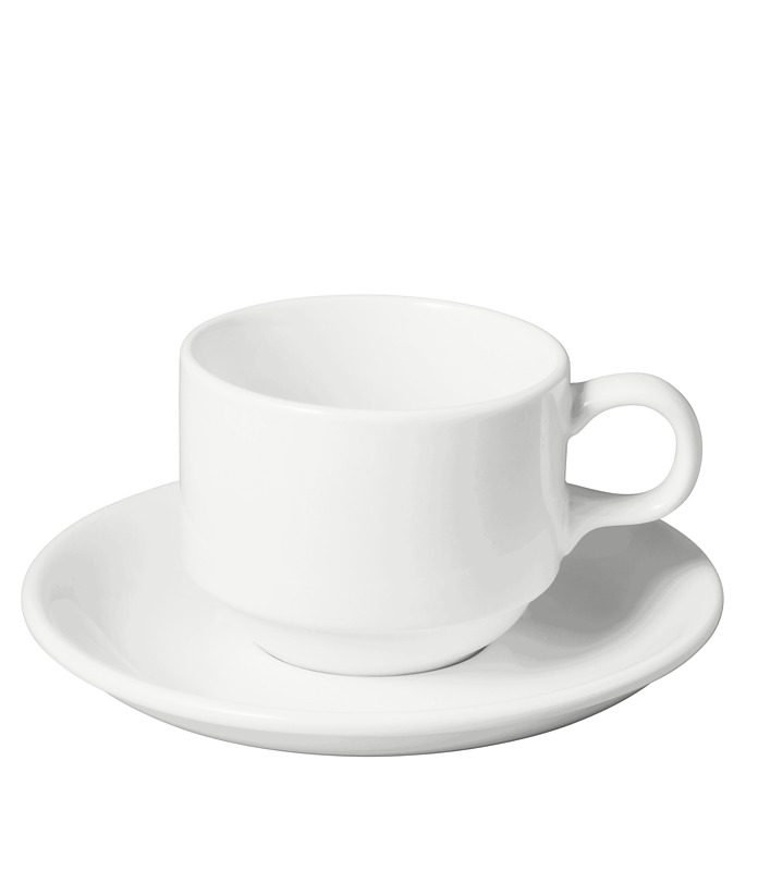 Maxwell & Williams Bistro Stackable Cup Full Handle 230ml (6/36)