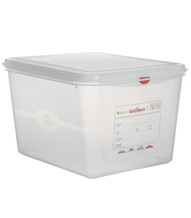 Gastronox Air Tight Container 1/2 x 200mm 10Ltr w/lid (6)