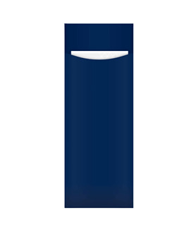 BetaEco Cutlery Navy Pouch With White Napkin 73 x 250mm 
